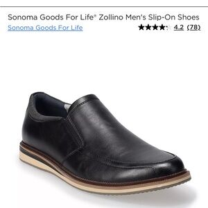 Sonoma Black Men's Slip-On Shoes